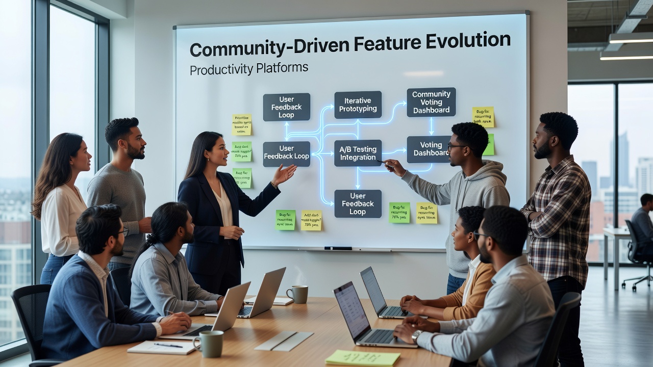 Community-Driven Feature Evolution in Productivity Platforms