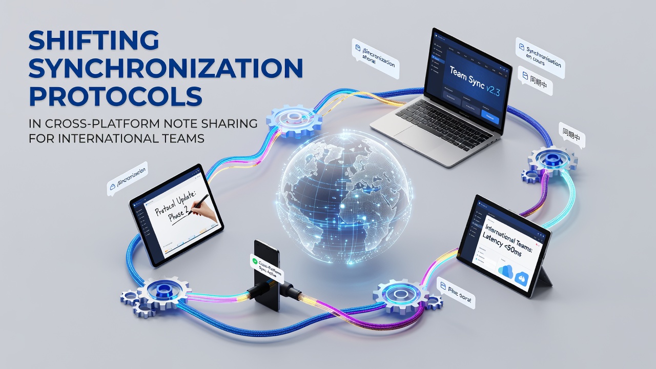 Shifting Synchronization Protocols in Cross-Platform Note Sharing for International Teams